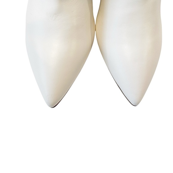 NWT Marc Fisher Off-White Heeled Boots - Picture 3 of 7